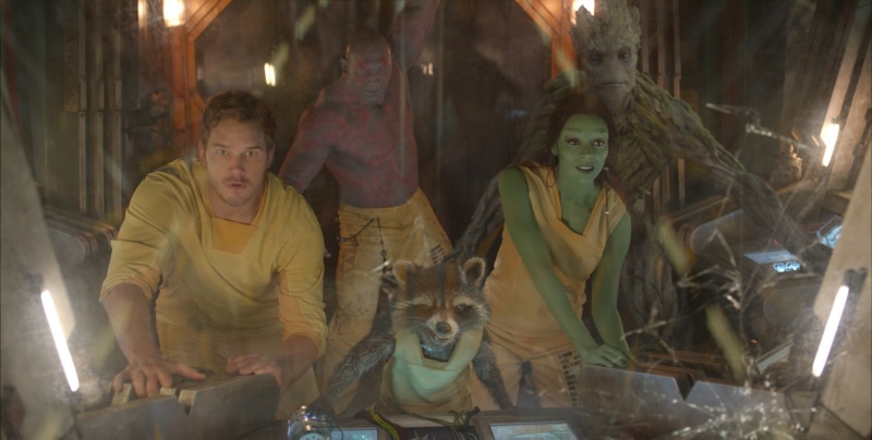 Groot, Star Lord, Rocket Raccoon, Gamora, 1080P, Kyln, Guardians of the Galaxy, Drax the Destroyer