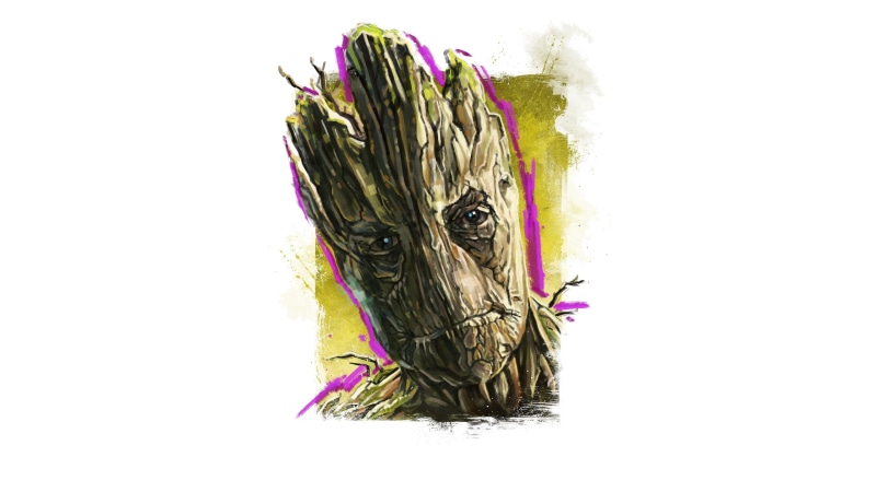 animal, cut out, Guardians of the Galaxy, pink color, nature, studio shot, close-up, portrait, still life, plant, art and craft, indoors, purple, animal themes