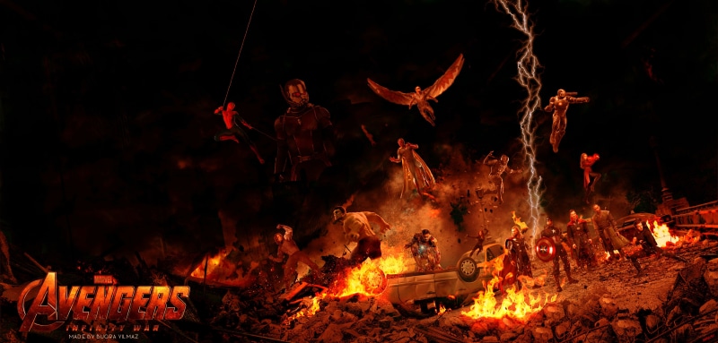 black panther, smoke - physical structure, avengers infinity war, falcon, antman, log, iron man, 4K, fire, black widow, campfire, vision, nature, orange color