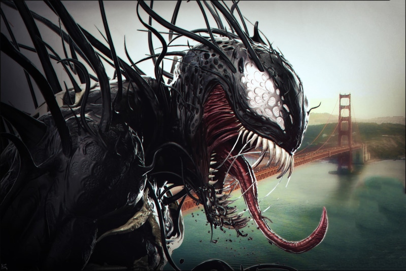 1080P, art, venom, venom movie, supervillain, hd, artwork, digital art, artstation