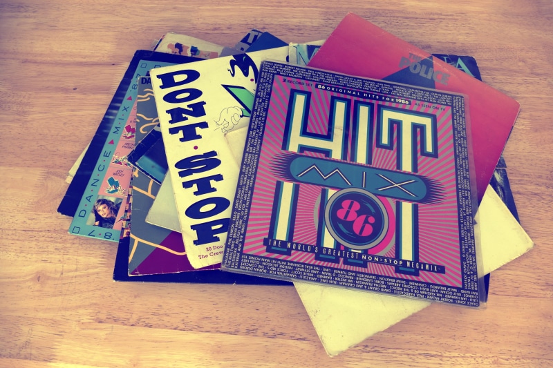 communication, pop, lot, musical, close-up, wood - material, rock, turn, no people, human representation, text, listen, turntable, data, sign, player, audio