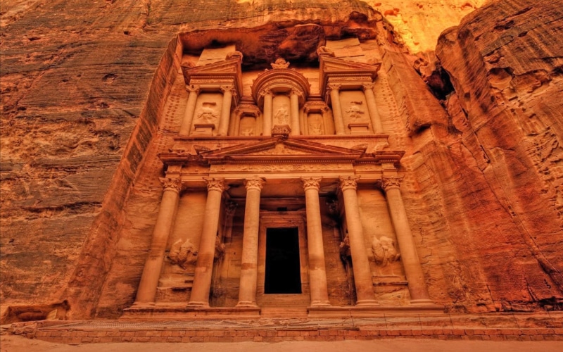 site, style, archaeological, kingdom, greek, desert, 2K, facade, known, jordan, nabat, lavish, treasury, shrine, capital, petra, bc