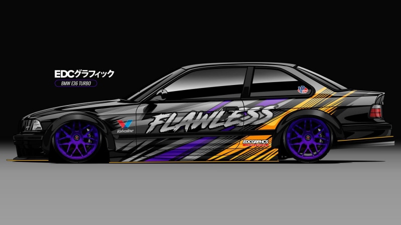 sports race, wheel, western script, multi colored, motor vehicle, 1080P, text, car, time, land vehicle, black background, indoors, EDC Graphics, travel