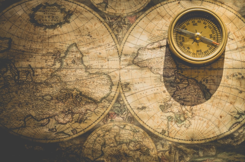 5K, travel, guidance, north, guide, south, shadow, clock, exploration, vintage, world, indoors, flatlay, antique, ancient, navigation, accuracy, time