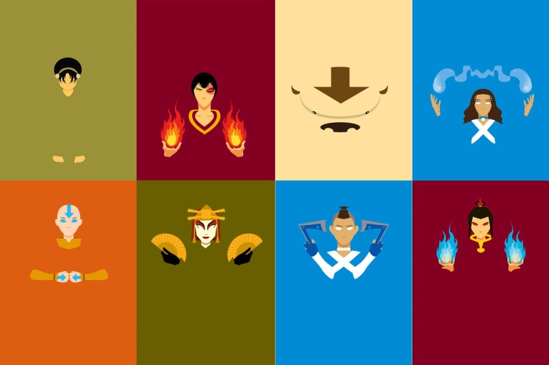 communication, indoors, digital, motion, airbender, Avatar: The Last Airbender, last, people, 720P, composite image, digital composite, avatar