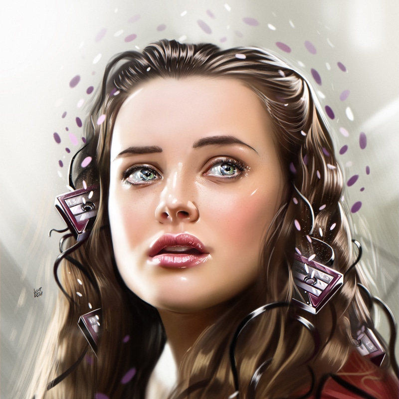 Hannah Baker, 13 Reasons Why, Katherine Langford, 4K, Artwork, 4K