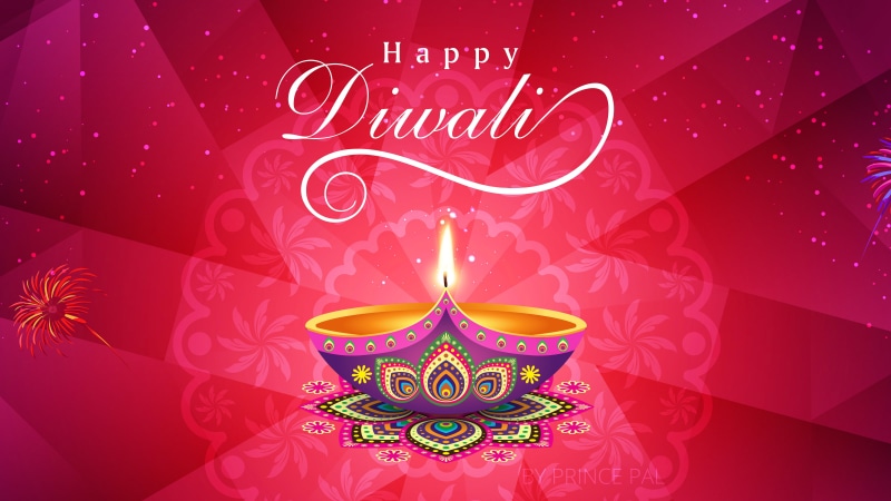 4K, Happy Diwali, 4K
