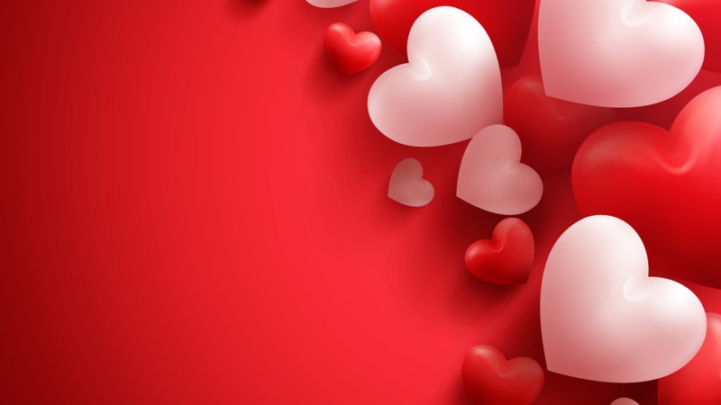 heart, Valentines Day, white, 4k, red, love image, 4K