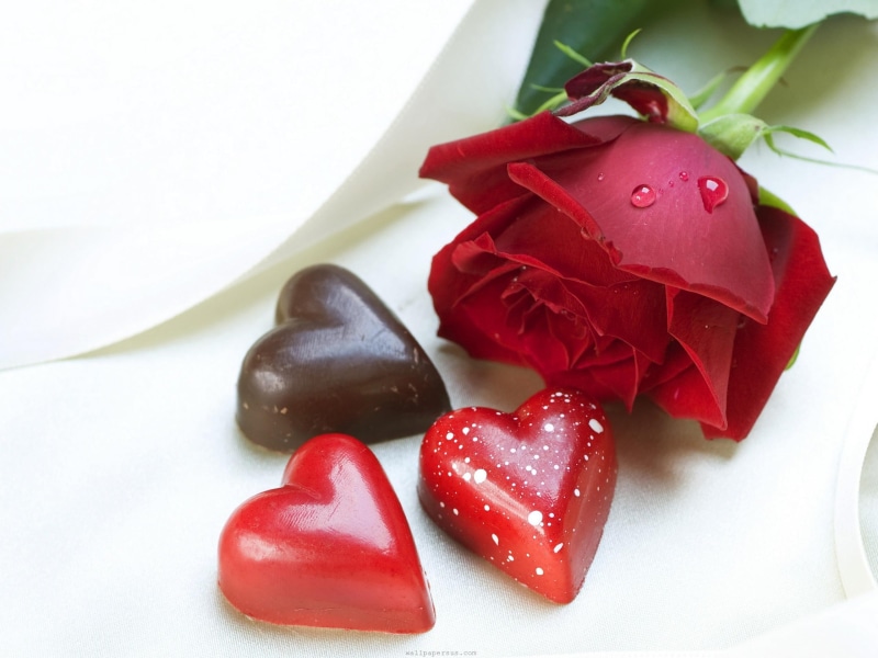 heart, 2K, flowers, rose, love, valentines day, valentine, nice, hearts, red, valentines, valentine 2014, chocolate, beauty