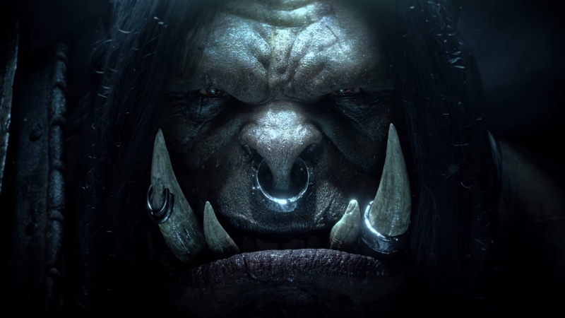 sculpture, indoors, human Face, human Head, 1080P, death, art and craft, dark, creativity, bizarre, digital, evil, Wow, thrall, body part, Grom Hellscream