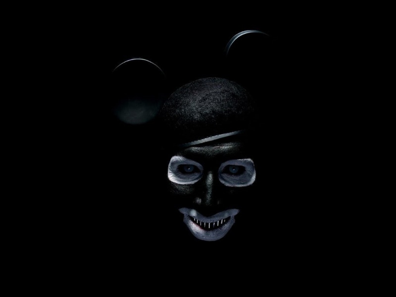 looking at camera, halloween, black background, human face, horror, evil, Marilyn Manson, human body part, fear, copy space, mask, celebration, studio shot