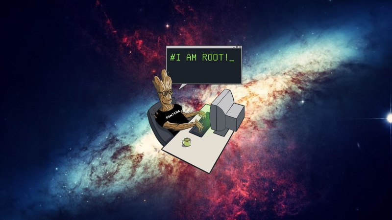 1080P, Mug, universe, space, Pantera, computer, Groot, Root, Guardians of the Galaxy