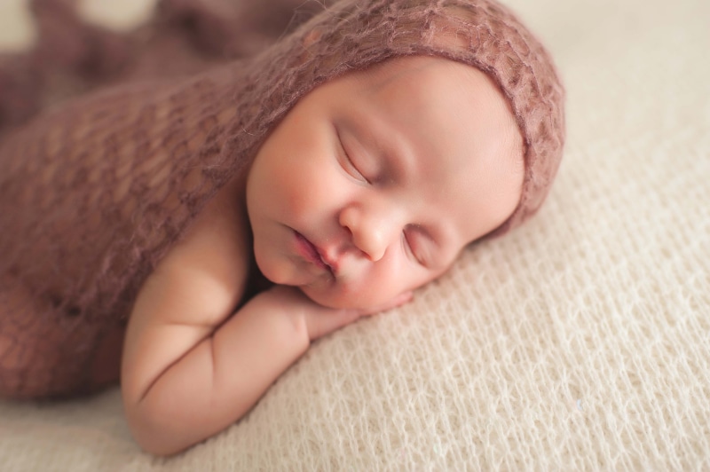 cute, human Face, knitted, white, 4K, baby, lying Down, innocence, small, textile, child, laying, newborn, brown, blanket, people, childhood, napping