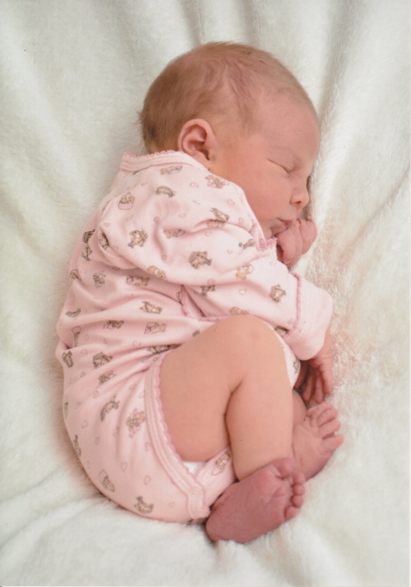 full length, indoors, relaxation, mutterglück, blanket, rattle stork, hospital, onesie, babyhood, romper, child, babies only, one person, sleeping, real people