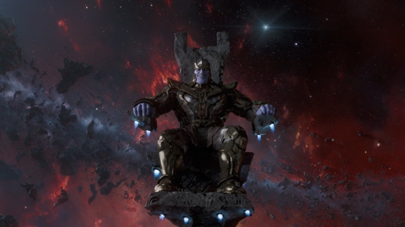 representation, no people, Thanos, Marvel Cinematic Universe, movies, belief, armor, night, nature, religion, throne, man, science fiction, IMAX, art and craft