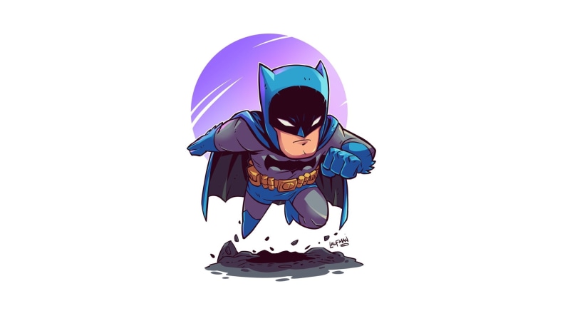 artwork, Batman, white background, 1080P, simple background, Derek Laufman, DC Comics