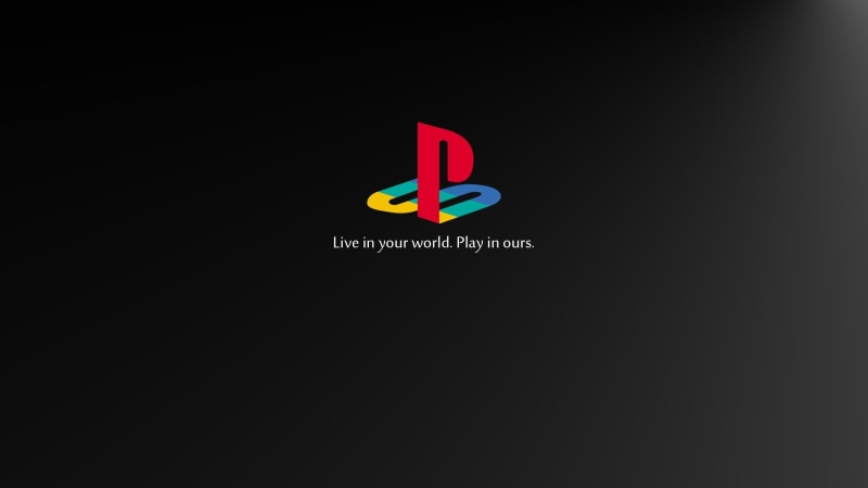 message, multi colored, close-up, black, copy space, equipment, indoors, communication, ps, retro games, console, black background, no people, text, Sony