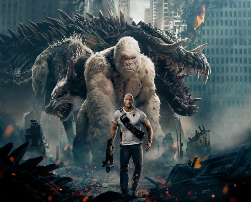 Naomie Harris, digital composite, outdoors, Claire, smoke - physical structure, Crocodile, Malin Akerman, architecture, Buildings, RALPH, Intelligent, Creature