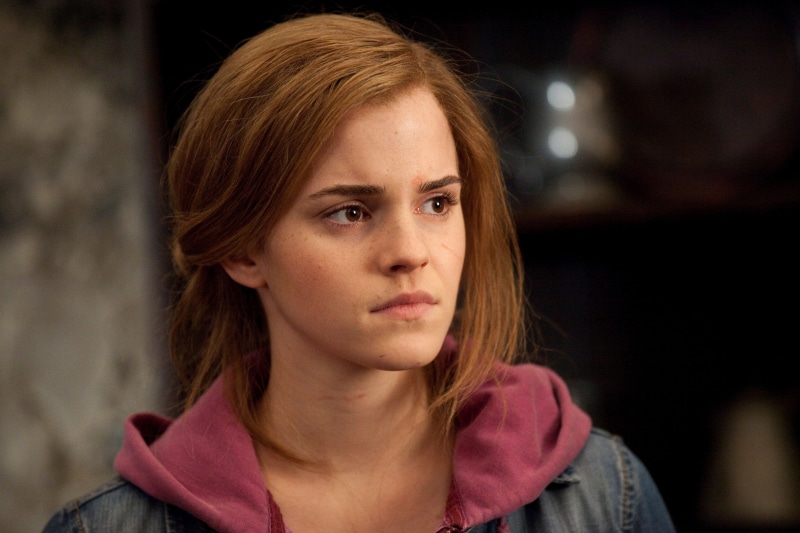 depression - sadness, 5K, childhood, headshot, portrait, human face, looking into the distance, offspring, Emma Watson, one person, beautiful woman, adolescence