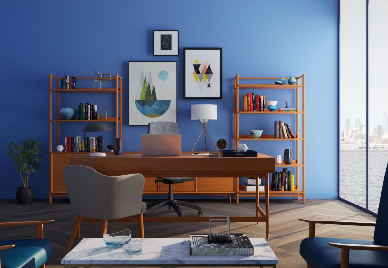 luxury, 2K, interior design, electric lamp, plant, furnitures, nature, picture frame, brown, table, near, room, minimalist, no people, domestic room, window