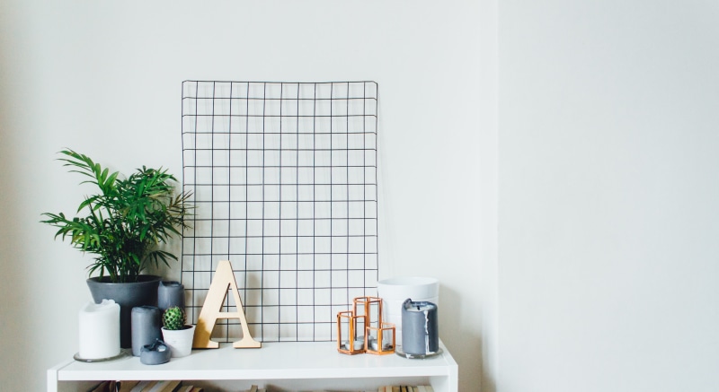 minimalism, container, wooden table, indoors, modern, home, pot, emblem, potted plant, interior, table, domestic Room, houseplant, green, window, black