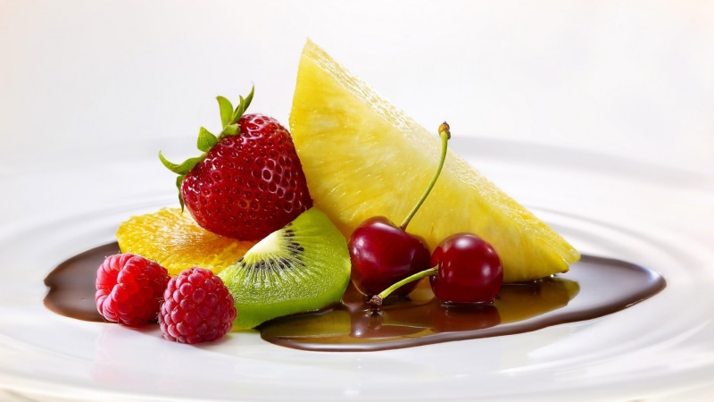Orange, Pineapple, 1080P, Raspberry, Kiwi, Cherries, Fruit, Fresh, Strawberry