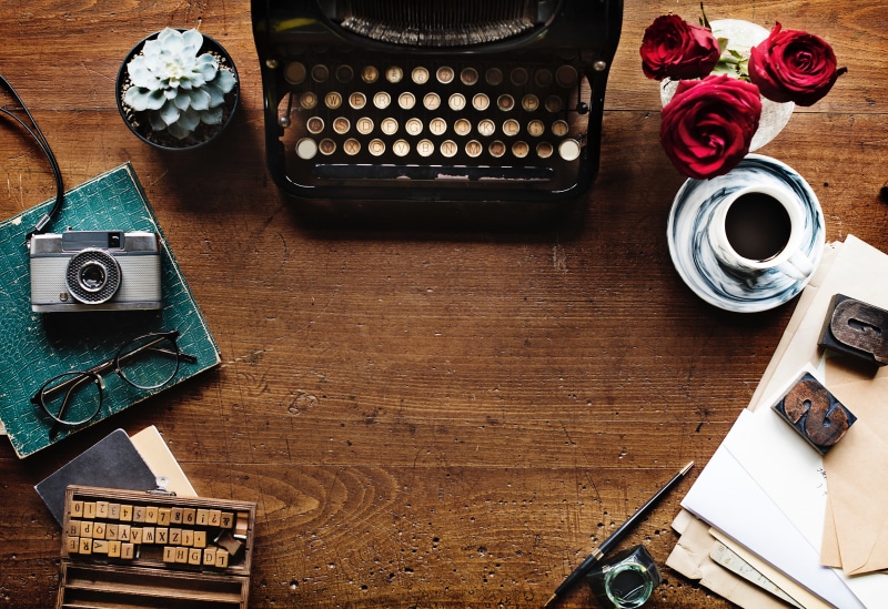 coffee, directly above, pencil, photography, book, camera - Photographic Equipment, technology, wooden, old, high angle view, desk, black, food, container