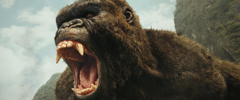 King Kong:, film, cinema, 2K, Skull Island, Kong: Skull Island, movie, gorilla, strong