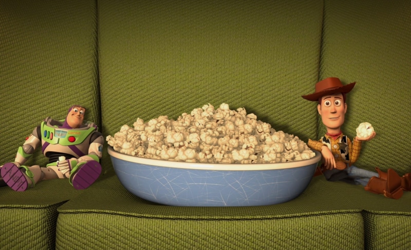 light, Toy Story, Cartoons, buzz lightyear and woody, toy story 3d, men, two, story, relaxation, 1080P, males, toy, toys, hd, childhood, domestic room
