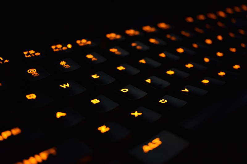 keypad, text, letter, computer key, push button, finance, communication, illuminated, computer, keyboard, computer equipment, close-up, dark, mechanical keyboard