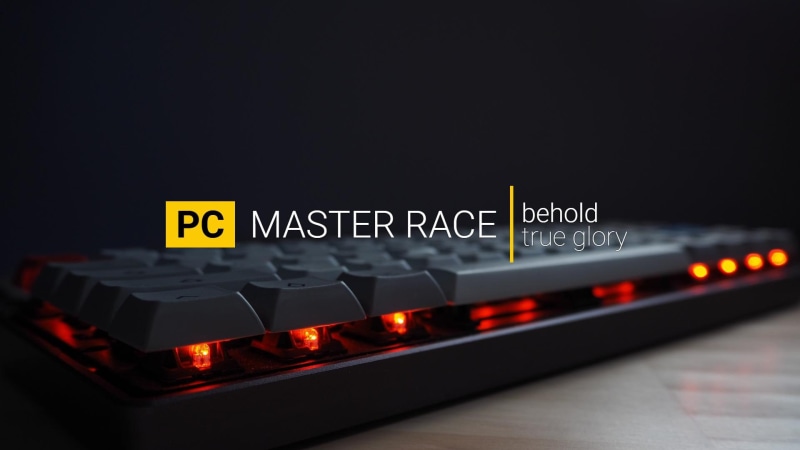 PC Master  Race, 1080P, mechanical keyboard