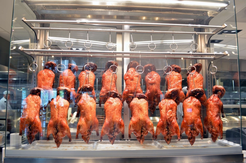 food processing plant, freshness, in a row, meat, food, food and drink industry, peking duck food, preparing food, choice, no people, chicken meat, 4K