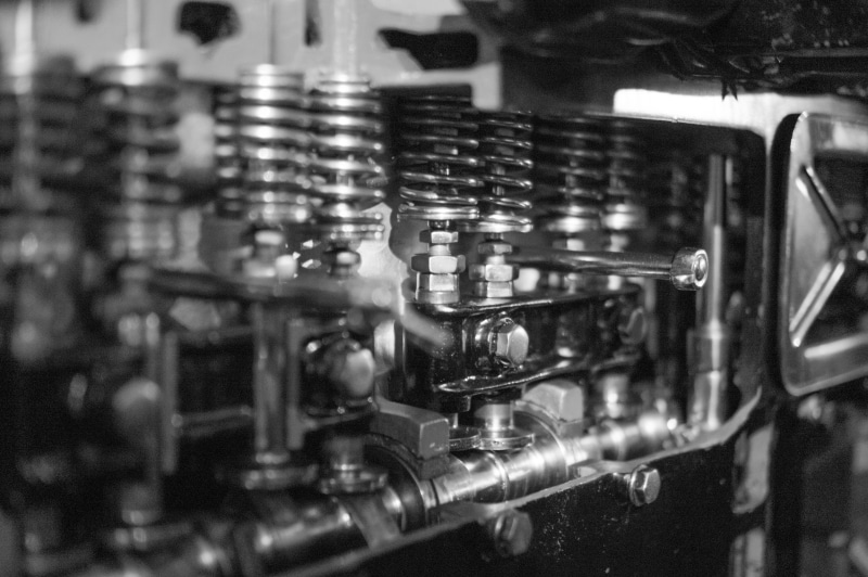 auto, machinery, machine part, container, metal, food processing plant, shiny, black and white, indoors, automobile, automotive, garage, car, valve, business