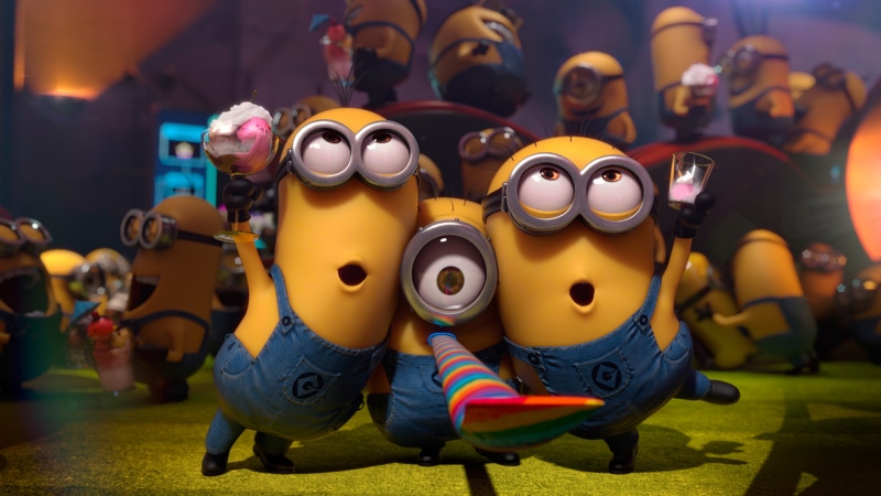 cartoon, despicable, digital, Best Animation Movies of 2015, funny, 4K, Minions, yellow