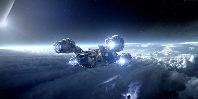 4k, best movies, 4K, planet, Starship, Alien: Covenant