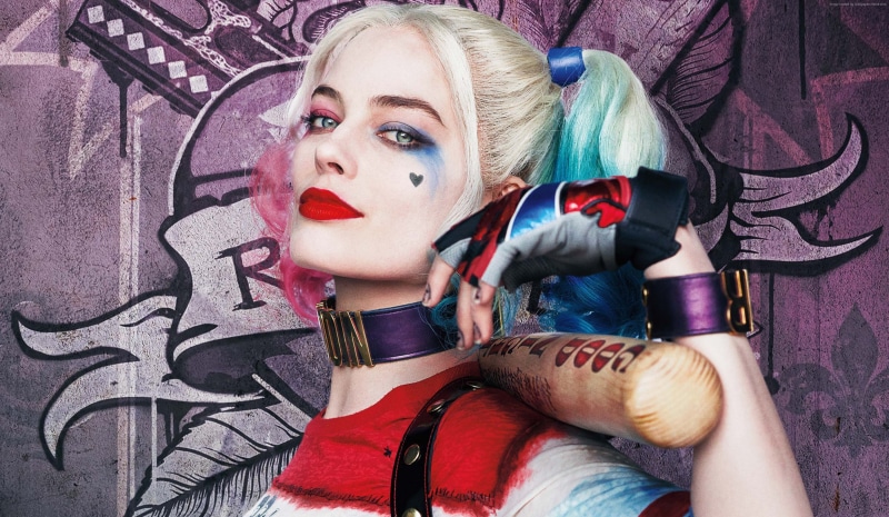 young women, looking at camera, one person, lifestyles, human representation, mouth open, beautiful woman, indoors, females, real people, Suicide Squad