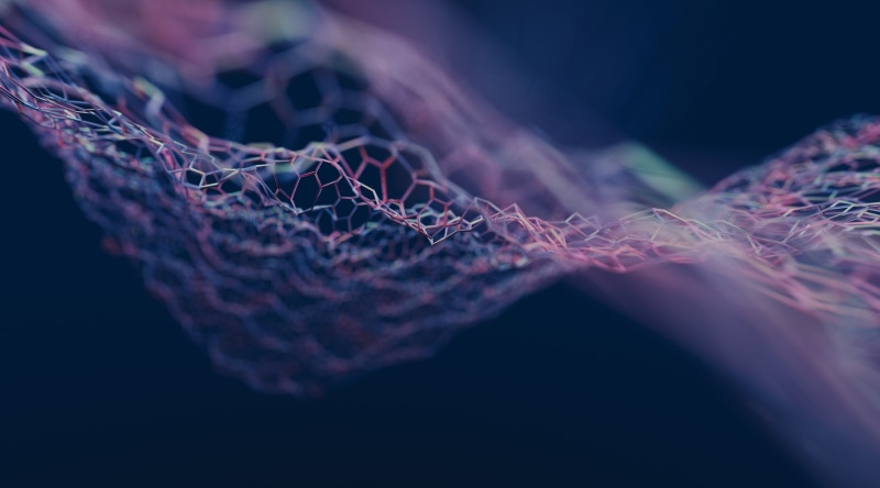 Linux, Mesh, Fedora, Computers, 4K, Purple, Background