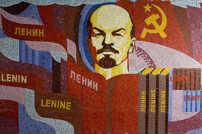 mosaic, ussrart, finance, paper currency, backgrounds, wall, representation, text, ussr, male likeness, lenin, 4K, soviet, illustration, pattern, wealth