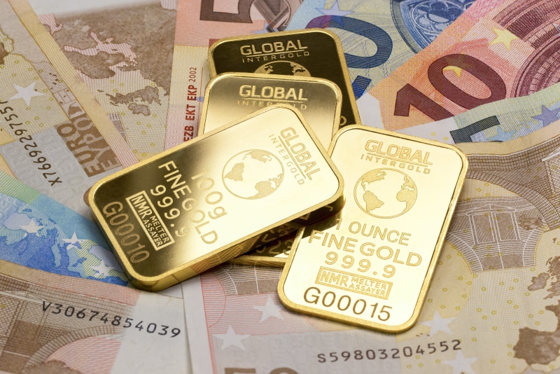 corporate business, 5K, coin, exchange rate, banking, global finance, Gold Bar, close-up, dollar sign, gold, business, gold is money, ingot, Shop, global