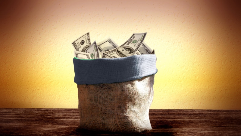 many, header, america, money, business, funds, symbol, bills, bag, currency, investment, savings, dollar, indoors, 2K, finance, still life, usa, wood - material