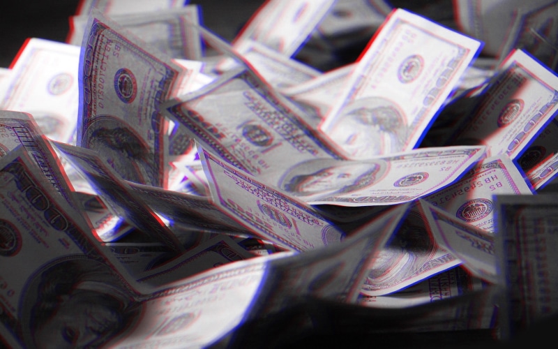 indoors, large group of objects, group of objects, finance and economy, currency, text, us, selective focus, 2K, dollar, business, paper currency, number