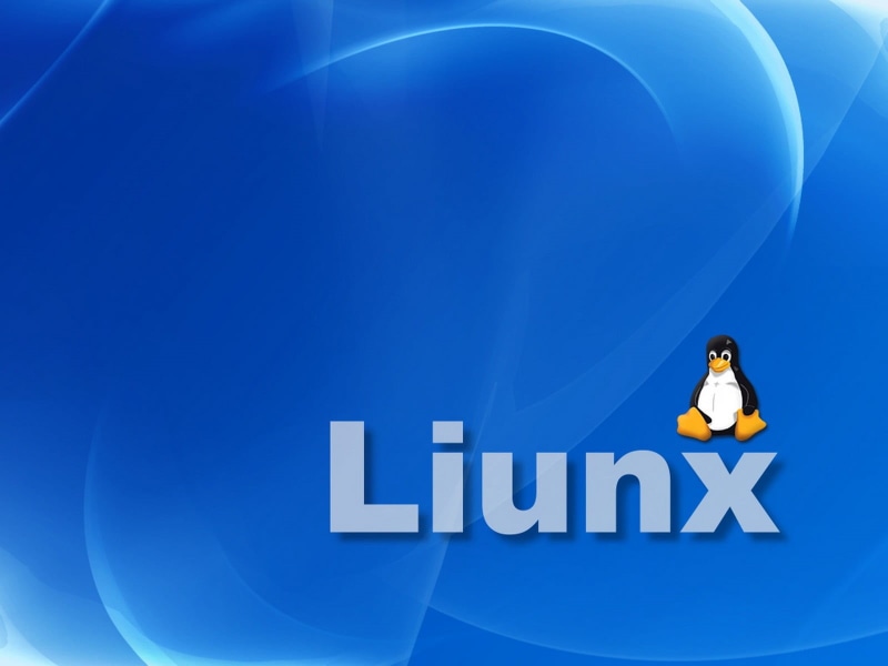 sitting, emotion, indoors, Computers, studio shot, shape, females, classic, illustration, 720P, blue background, linux ubuntu, one person, western script