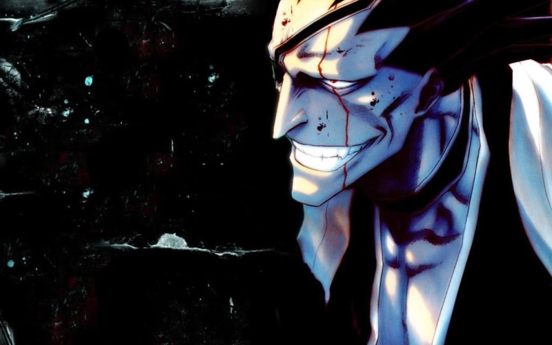 man made object, art and craft, Bleach, dark, zaraki, Zaraki Kenpachi, suit of armor, silver colored, anime, chrome, metal, focus on foreground, statue