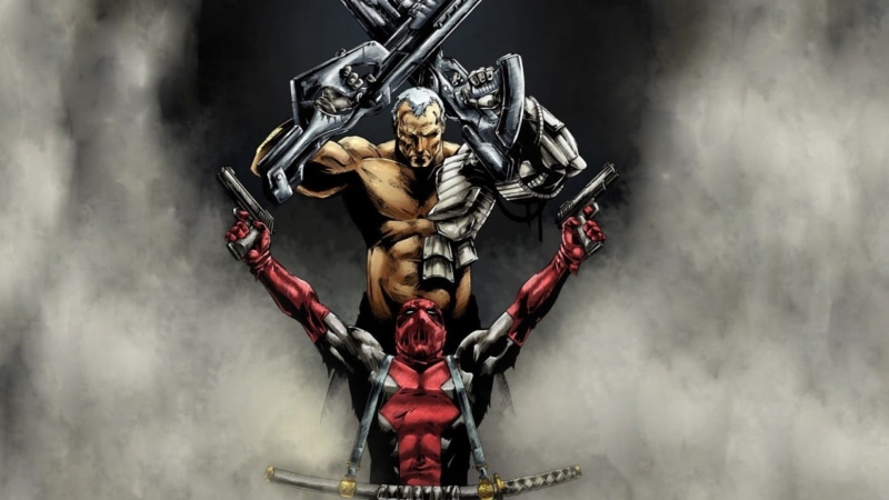 heroes, black color, armed Forces, low angle view, weapon, futuristic, Deadpool, aggression, movie, 1080P, strength, gray, indoors, human representation