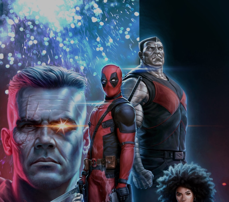 Colossus, Domino, Deadpool, 2018, 4K, Cable, Deadpool 2, 4K