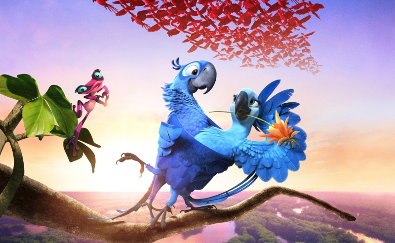  Jewel, blue, representation, day, Movie, bird, Adventure, Cartoons, Animation, nature, no people, Love, animal, plant part, scene, outdoors