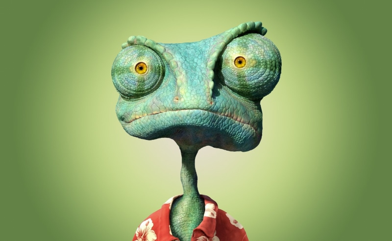 animal, vertebrate, close-up, colored background, nature, representation, animal themes, animal wildlife, rango 2011 movie, green color, Others, no people