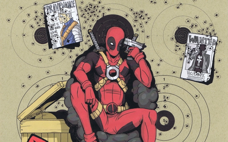 hd, cartoon/comic, marvel, drawing, 1080P, deadpool