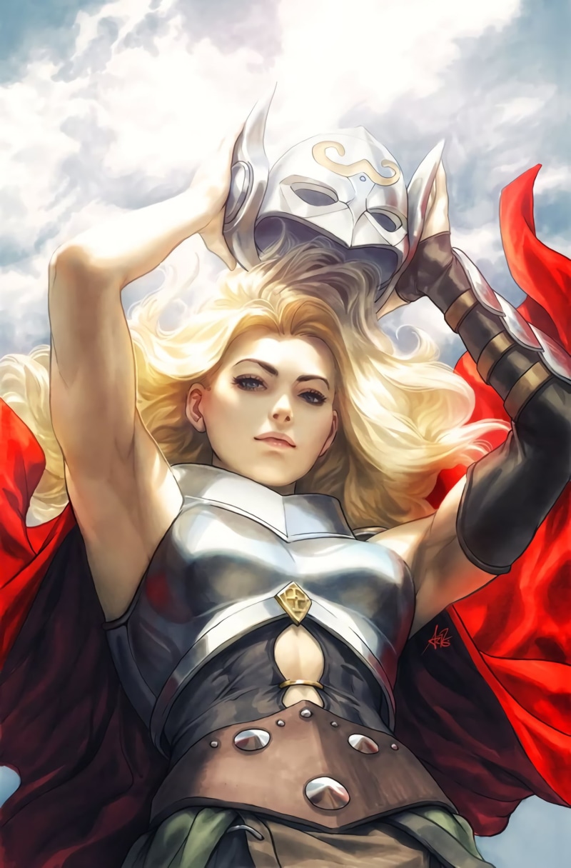 comic art, Jane Foster, The Avengers, Thor, 1080P, comic books, superheroines, comics, Marvel Comics, Artgerm