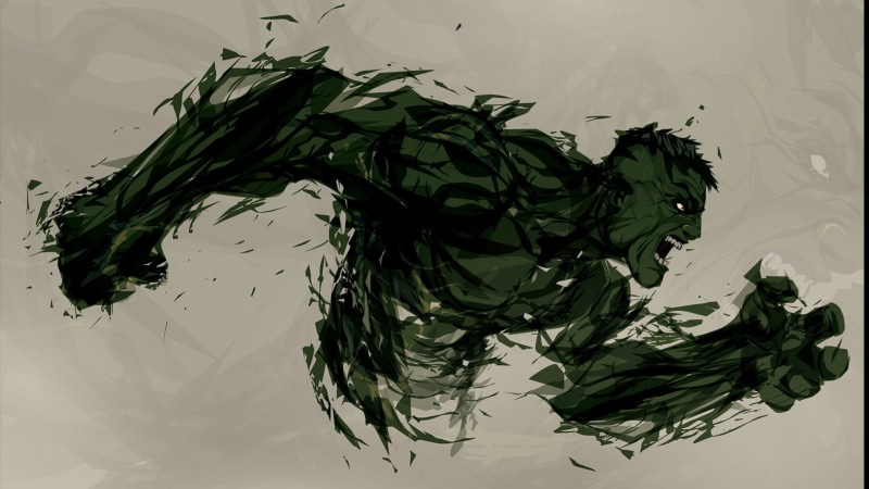 herb, still life, Marvel Comics, directly above, no people, plant, Hulk, painted Image, food and drink, leaves, incredible, close-up, design Element, shape